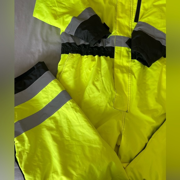 Occunomix Speed Collection SP-CVL Mens Neon Yellow Black Jump Suit Sz XL - Picture 3 of 7